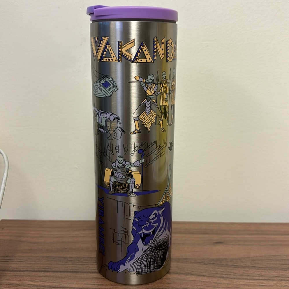Disney Parks Starbucks Wakanda stainless tumbler - Picture 4 of 5